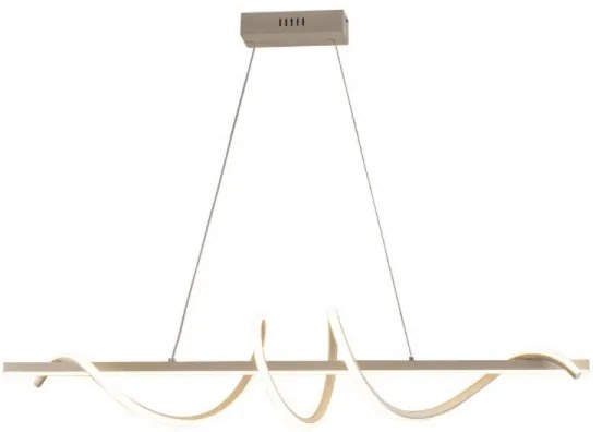 Lustră LED dimabilă pe cablu LED/50W/230V 3000-6500K 100 cm + telecomandă