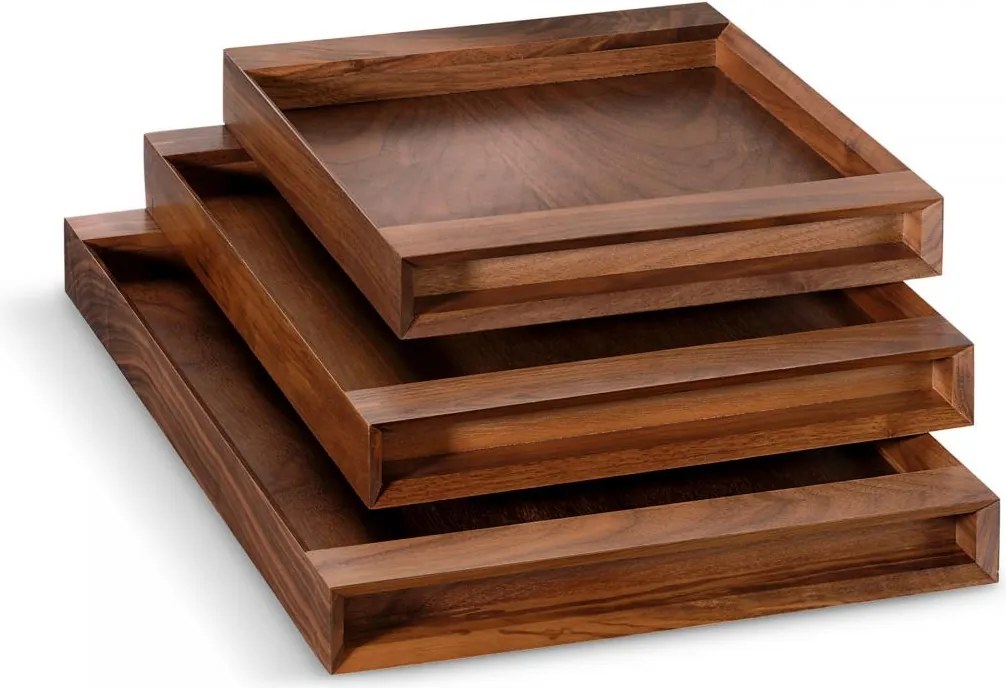 Tavă decorativă Lodge, lemn de nuc, 3 dimensiuni - Philippi Dimensiuni: 34 x 27 cm