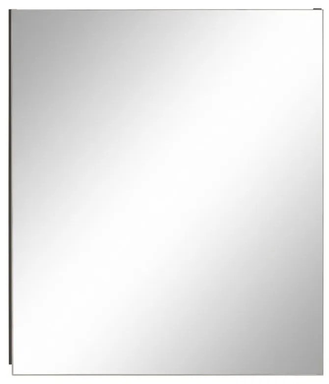 Dulap de baie gri de perete cu oglindă Støraa Wisla, 60 x 70 cm