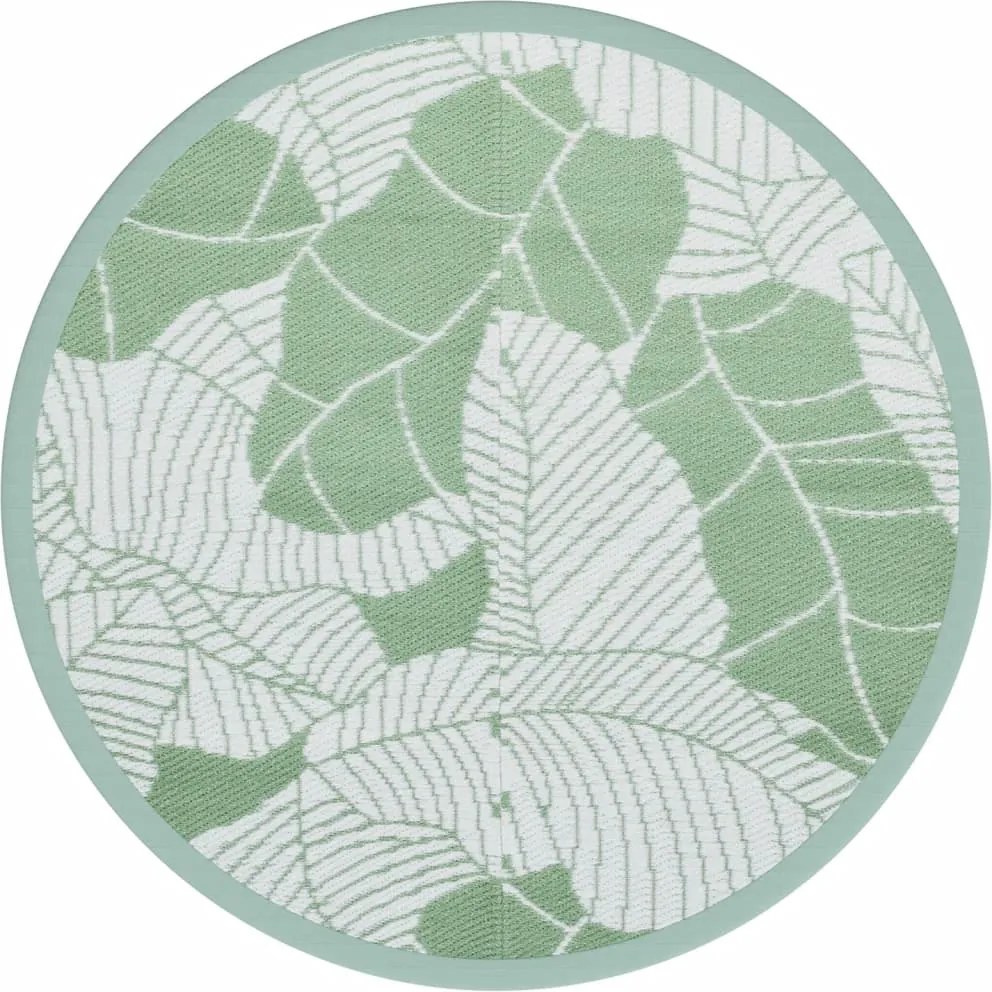 vidaXL Covor de exterior, ARAKIL verde, Ø160 cm, PP