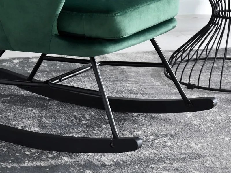 Fotoliu Lusil (verde + negru). Promo -16%. 1110285