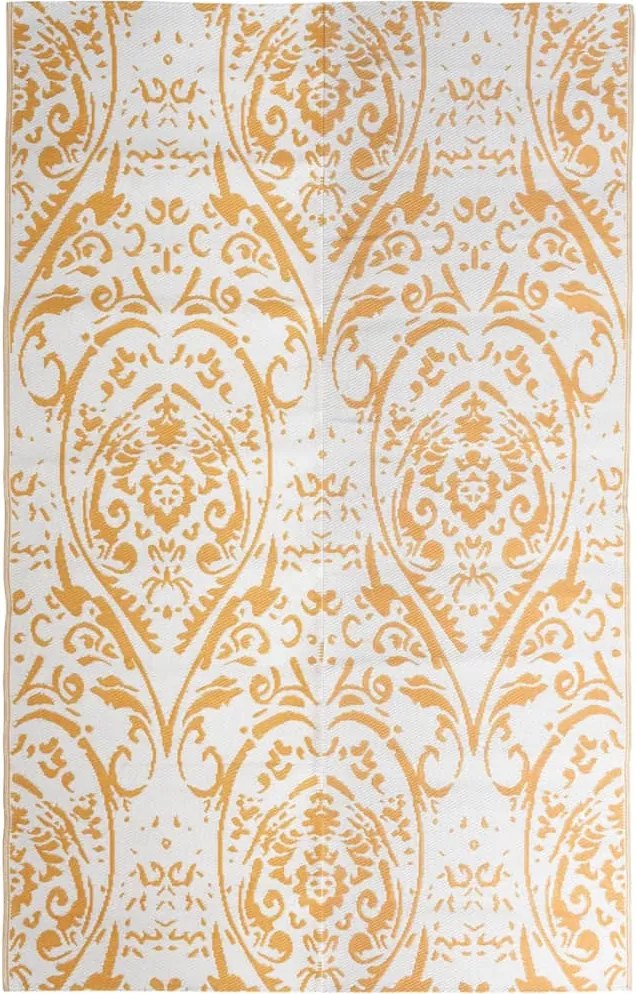 vidaXL Covor de exterior, ARAKIL portocaliu/alb, 190x290 cm, PP