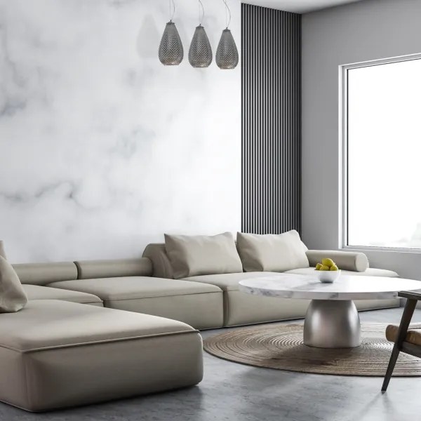 Lustră pe cablu PETRA 3xE27/60W/230V gri