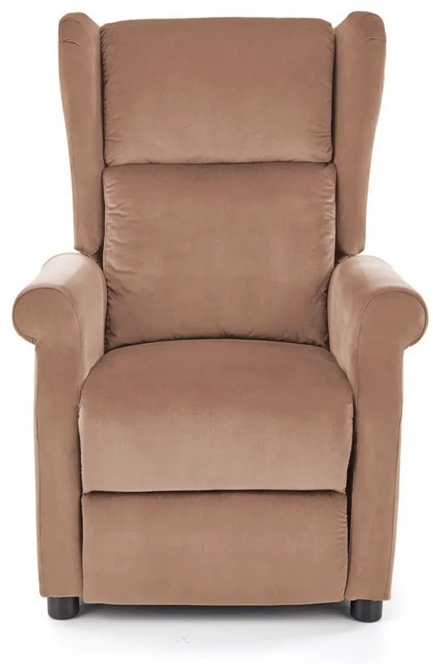 Fotoliu recliner Agustin 2 velvet bej H107 cm