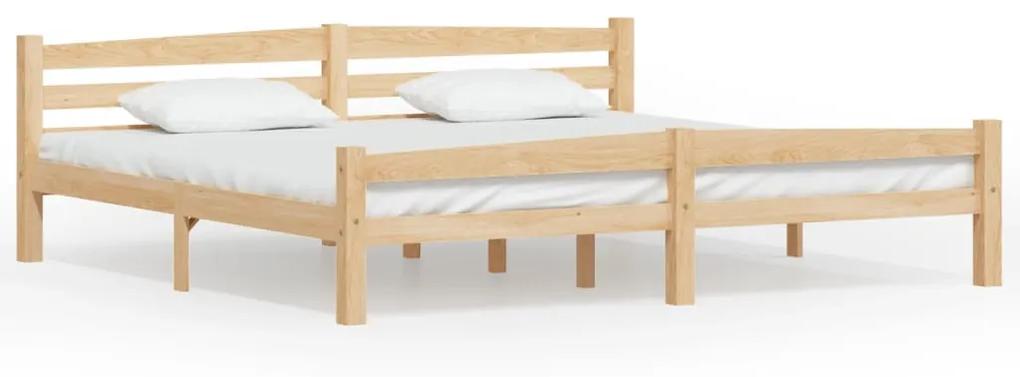 322067 vidaXL Cadru de pat, 200x200 cm, lemn masiv de pin