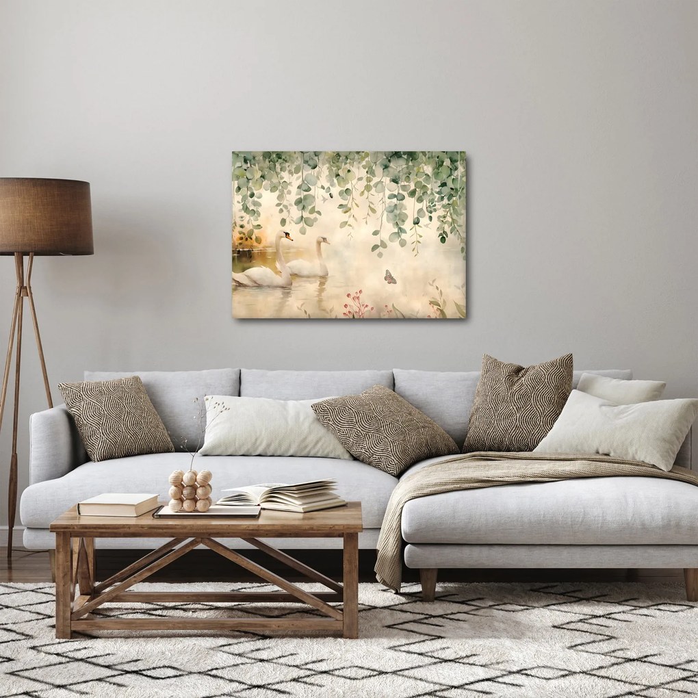Tablou - Lac, acvariu (70x50 cm)