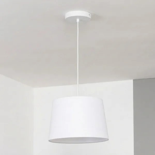 Brilagi - Lampă suspendată LED pe cablu CERIA 1xE27/40W/230V Ø 30 cm albă