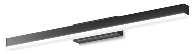 Aplica LED de perete pentru oglinda, tablou design modern Fichte negru