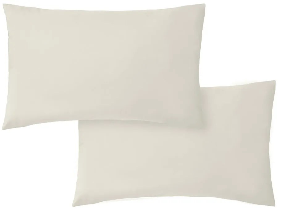 Fețe de pernă 2 buc. din bumbac percal 50x75 cm Cotton Percale – Bianca