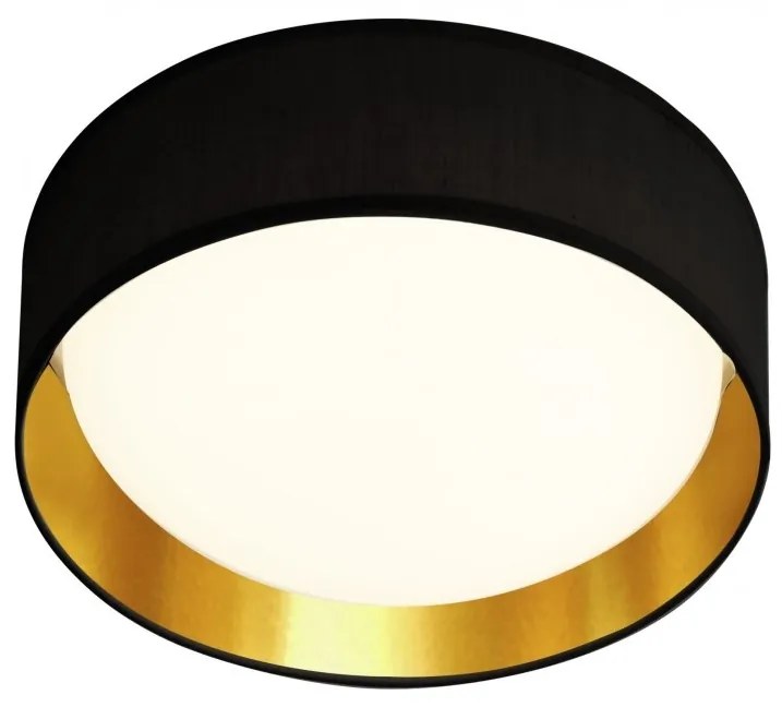 Lustra LED moderna 37cm Gianna negru/auriu 9371-37BGO SRT