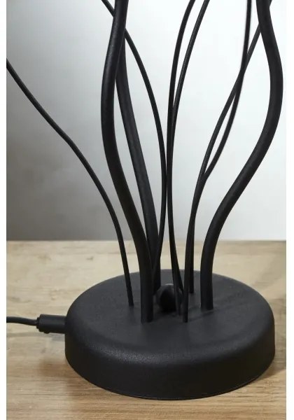 Lampă de masă GLORIOSA Jupiter 2065 - 3xG9/14W/230V neagră