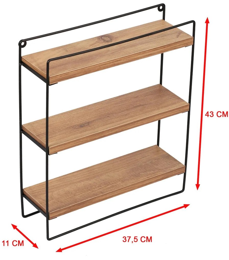 Măsuță laterală Lasobe (stejar + negru) . 1095977