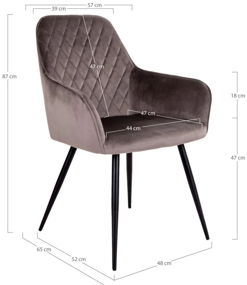 Harbo scaun de luat masa maro deschis