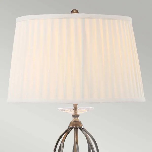 Elstead AG-TL-AGED-BRASS - Lampă de masă AEGEAN, 1xE27/60W/230V, bronz