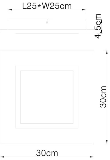 Plafonieră LEA LED/12W/230V Globo 67292D2