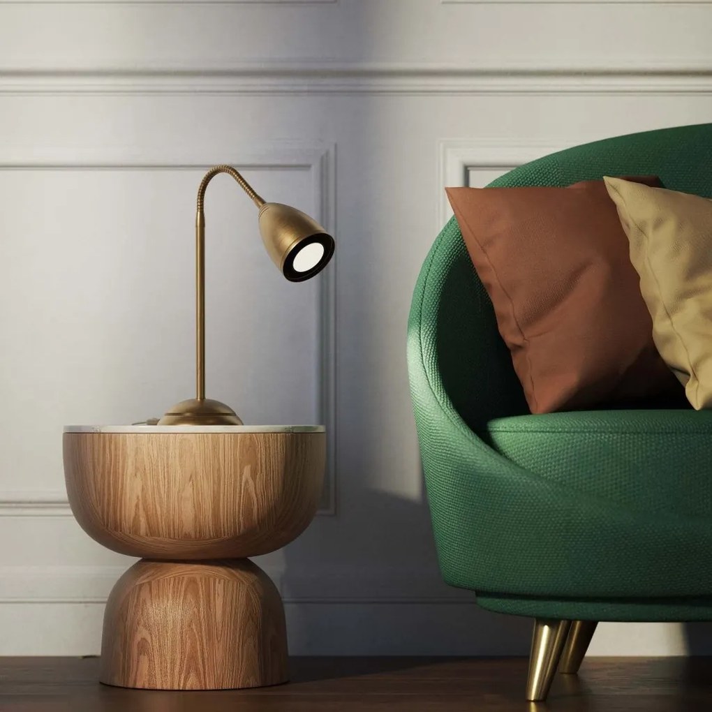 Veioza, Lampa de masa cu spot Stoccolma