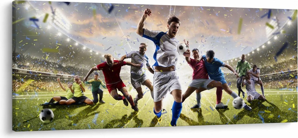 Tablou - Fotbal (120x50 cm)