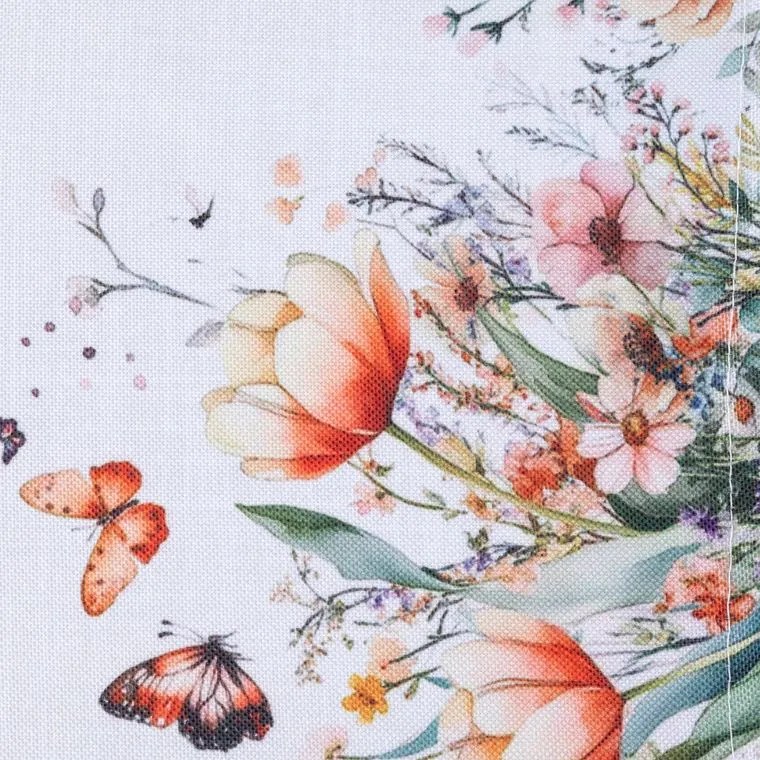 decoDoma Traversă de masă cu imprimeu PĂȘUNE PROASPĂTĂ 40 x 110 cm