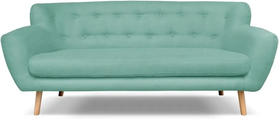 Canapea cu 3 locuri Cosmopolitan design London, verde mentol