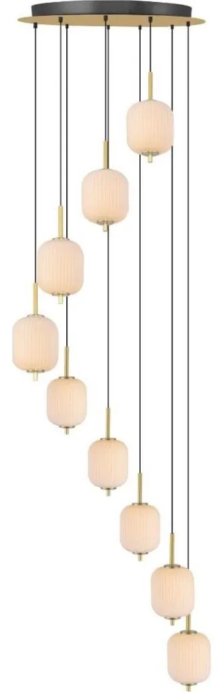 Zuma Line 003064-034749 - Lustru LED suspendat pe cablu AKARI LED/55W/230V, Ø 63 cm, auriu