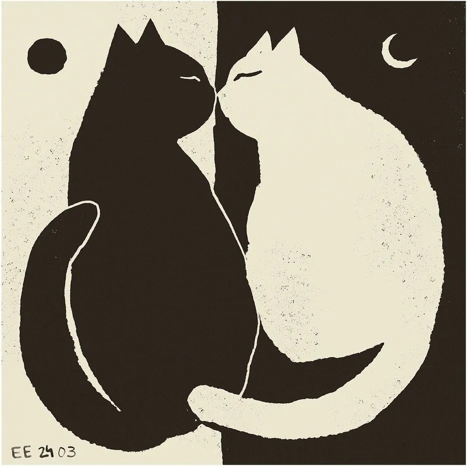 Poster 50x50 cm You and Me – Enikő Katalin Eged – The Poster Club