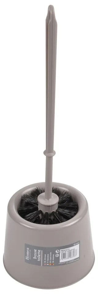 Perie de WC maro deschis din plastic – Homéa