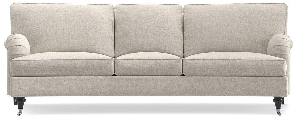 Canapea Bloomington A102Numărul de locuri: 3, 235x100x80cm, 95 kg, Tapiterie, Picioare: Metal, Lemn, Role