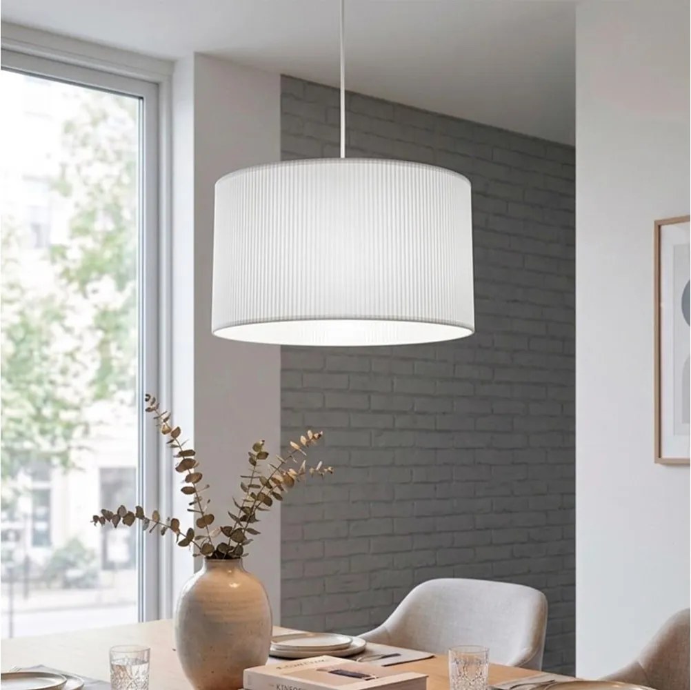 BRILAGI - Lustră suspendată pe cablu SIRIJA MODERN 1xE27/60W/230V Ø 35 cm albă