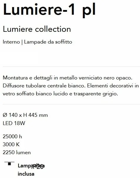 Plafoniera LED design modern Lumiere-1 pl