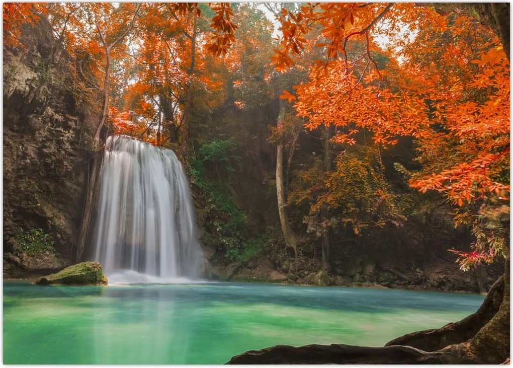 Tablou - Cascadă în Thailanda (70x50 cm)