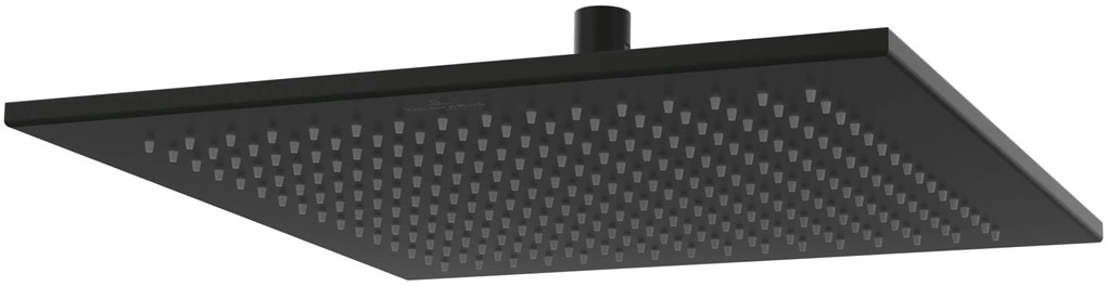 Villeroy &amp; Boch Universal Showers cap de duș 35x35 cm pătrat negru TVC000006000K5