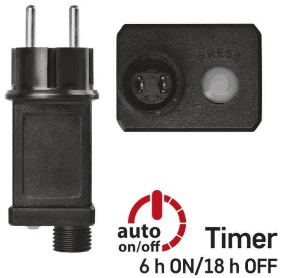 Instalație LED de Crăciun de exterior 100xLED/15m IP44 alb cald