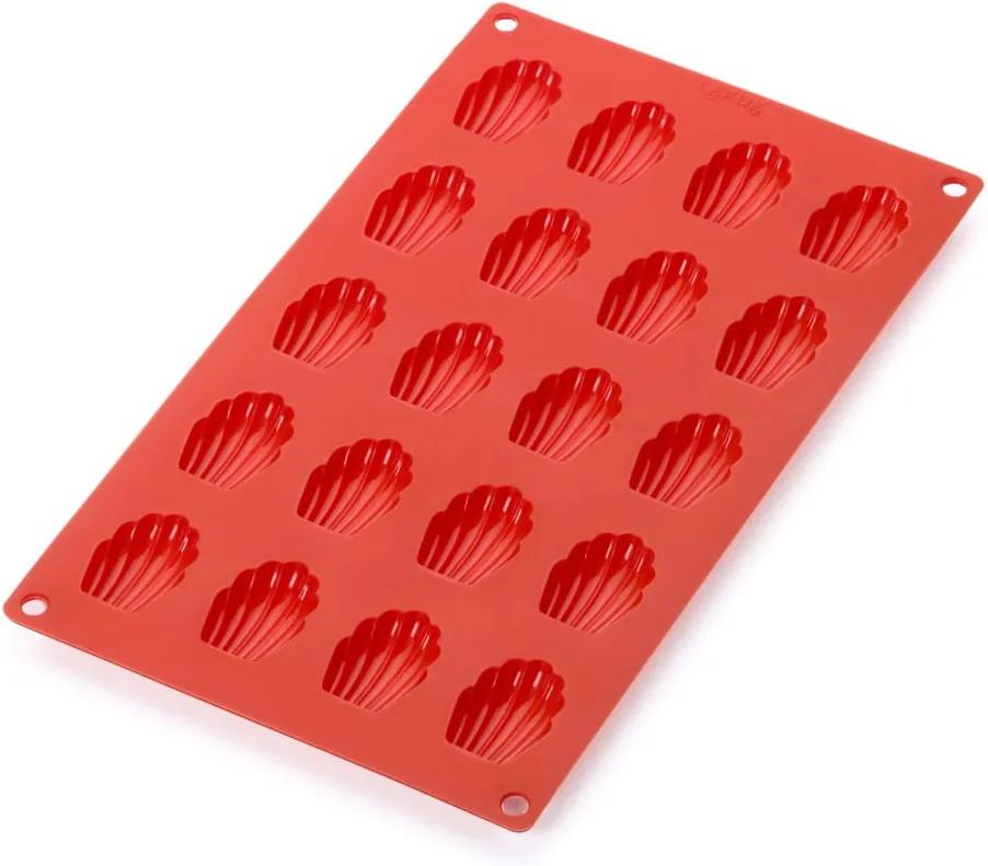 Formă din silicon cu 20 locuri Lékué, roșu