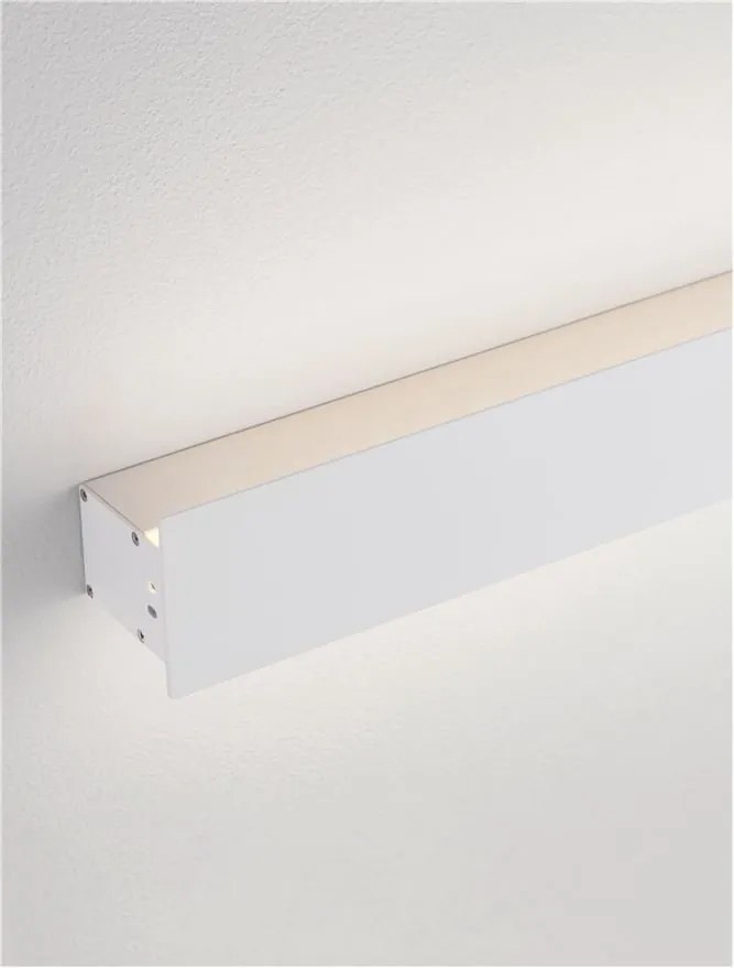 Aplica LED iluminat ambiental perete exterior IP65 PATH alb, 51cm
