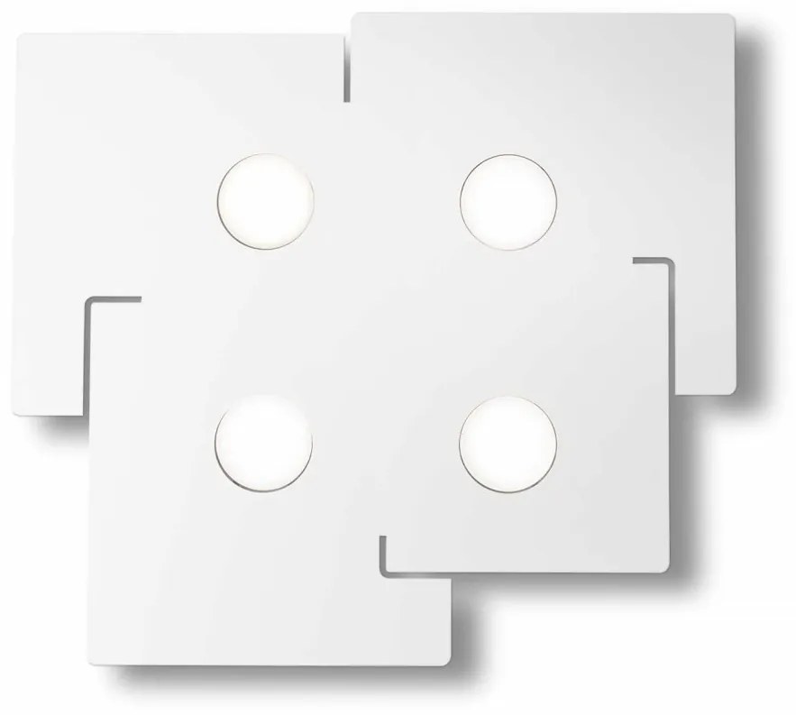 Plafoniera Totem 215778, 4xGX53, alba, IP20, Ideal Lux