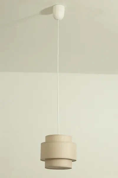 Brilagi - Lustră suspendată pe cablu RESNA, 1x E27, 60W, 230V, Ø 20 cm, bej