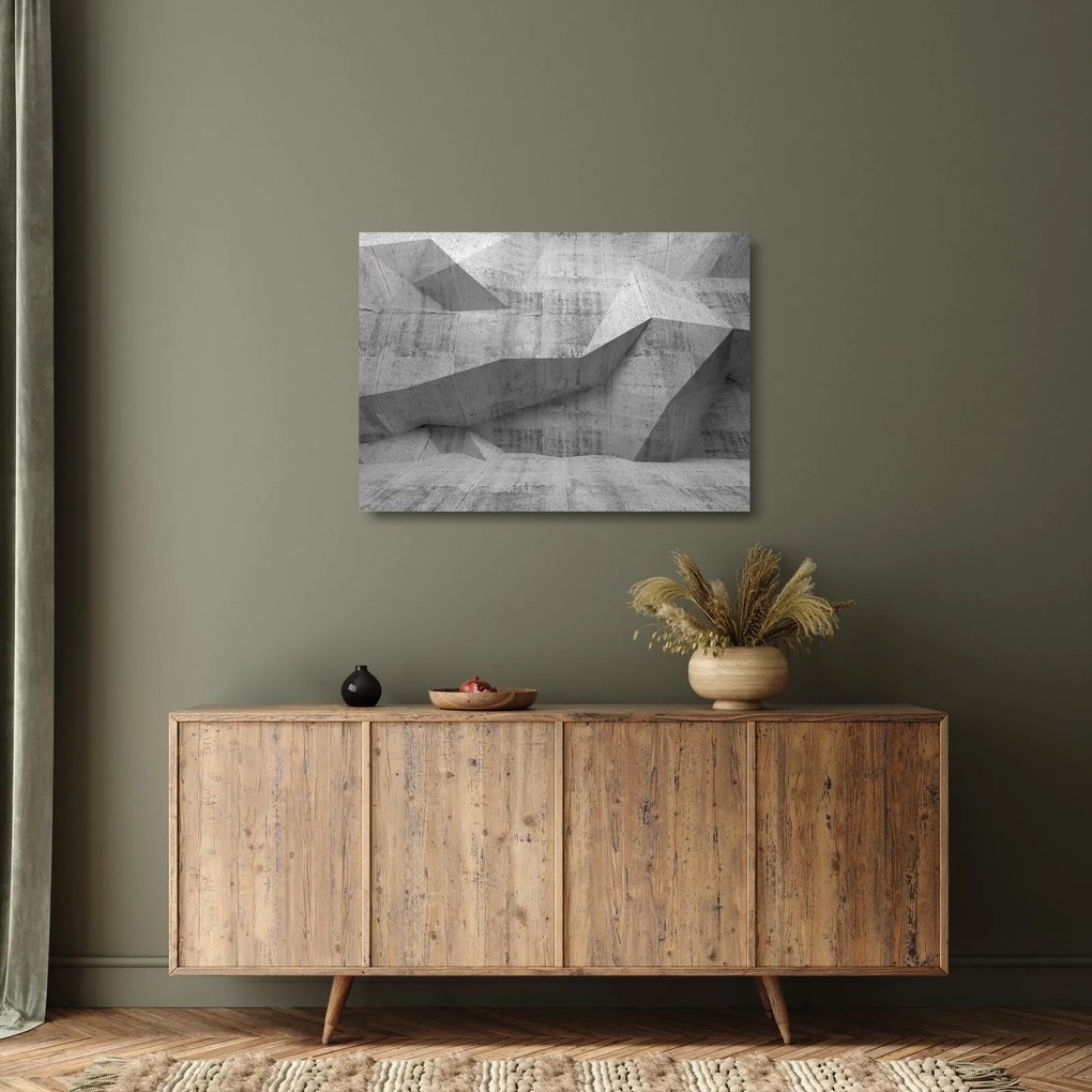 Tablou pe sticlă - 3D zid (70x50 cm)