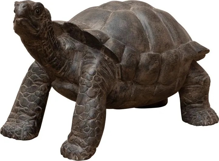 Țestoasă decorativa mica din lemn de tec, "Turtle"
