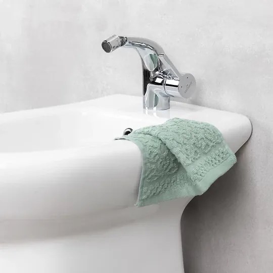 Baterie bideu cu ventil inclus Cersanit Luvio, crom lucios