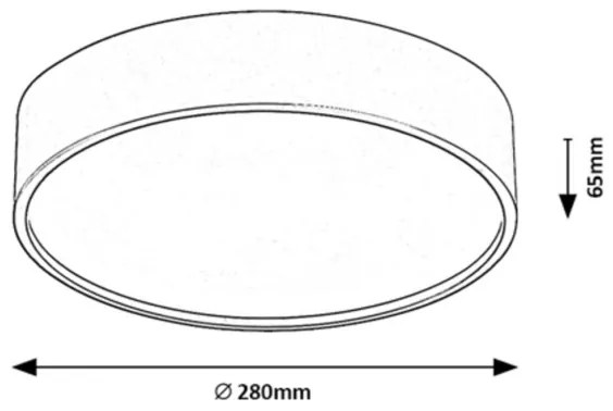Rabalux 75010 - Plafonieră LED LARCIA 18W 230V IP44 4000K argintiu