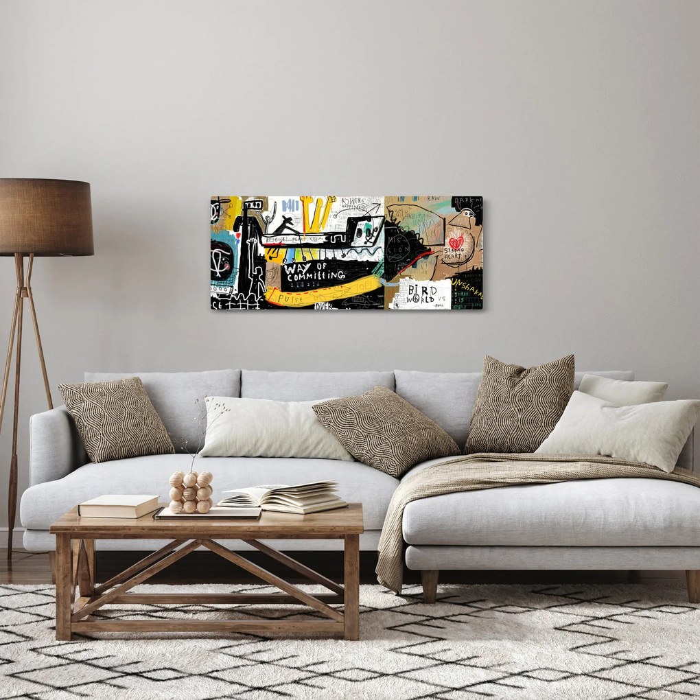 Tablou - Graffiti (120x50 cm)