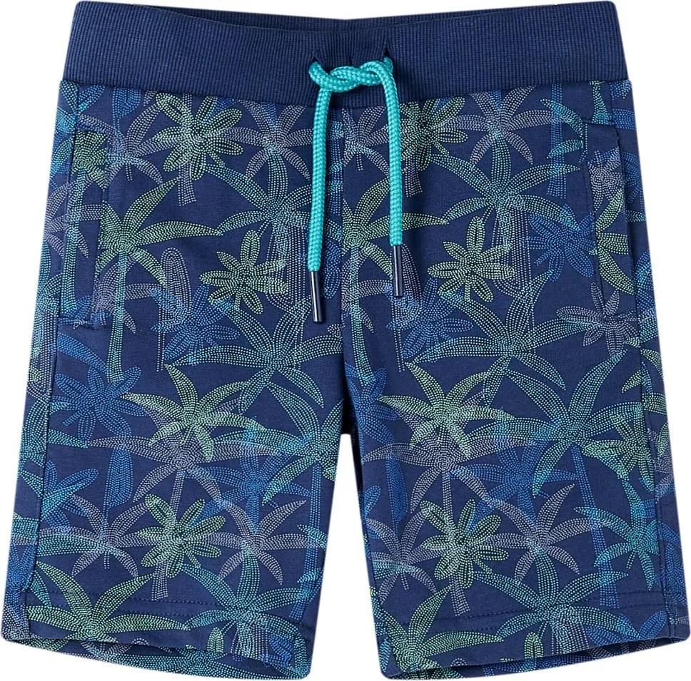 vidaXL Pantaloni scurți pentru copii cu șnur, bleumarin, 104