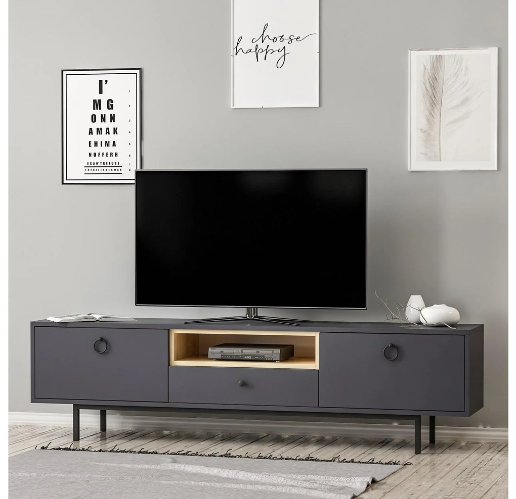 Mobilier living Natty (antracit). 1088777