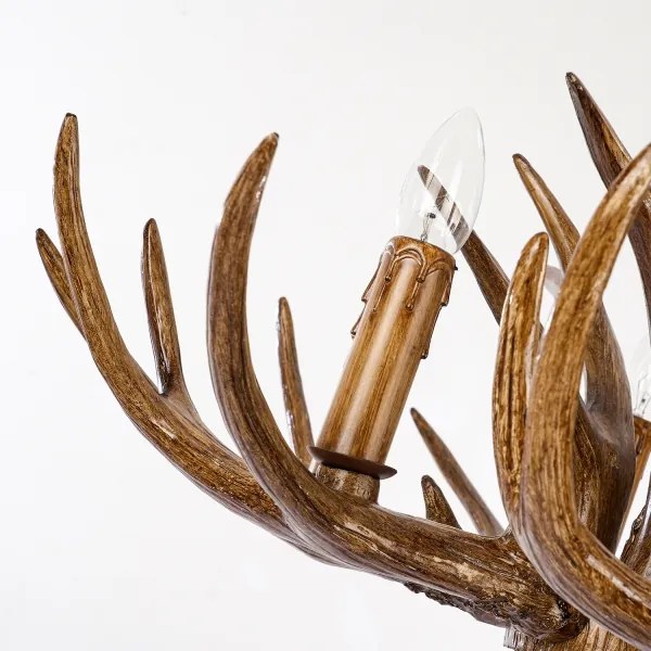 Brilagi - Candelabru cu lanț DEER 6xE14/10W/230V Ø 102 cm