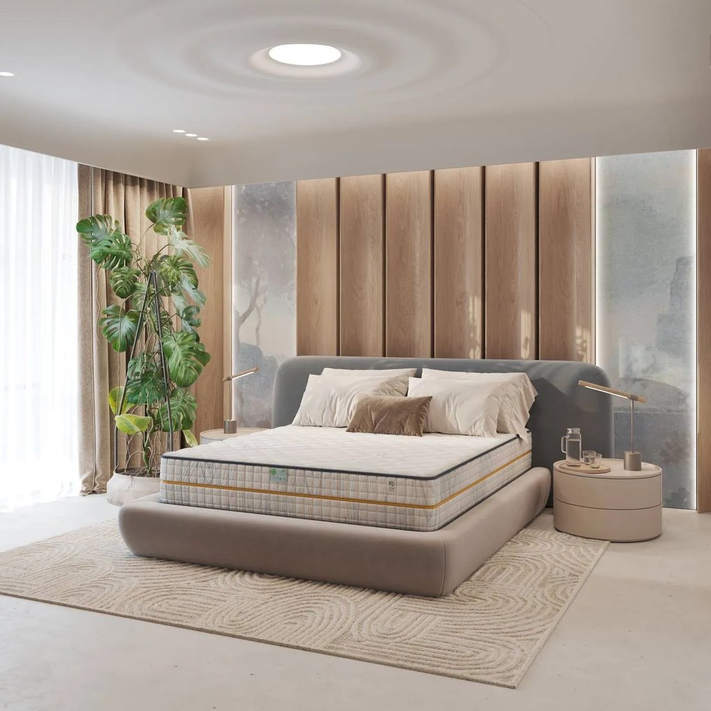 Saltea din spumă Smart Hydrogel 120×190 cm, fermitate medie, 29 cm înălțime