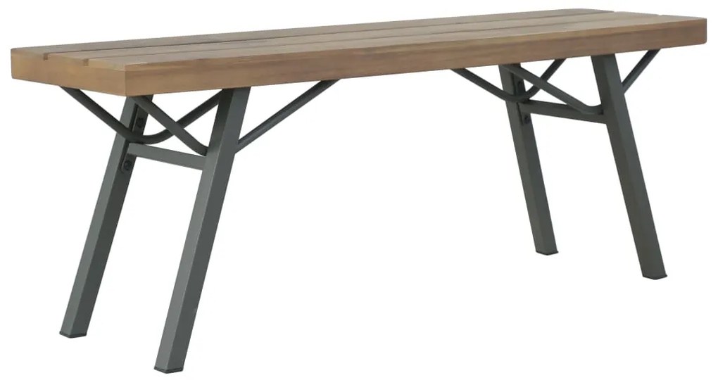 vidaXL Bancă de grădină, 120 cm, lemn masiv de acacia