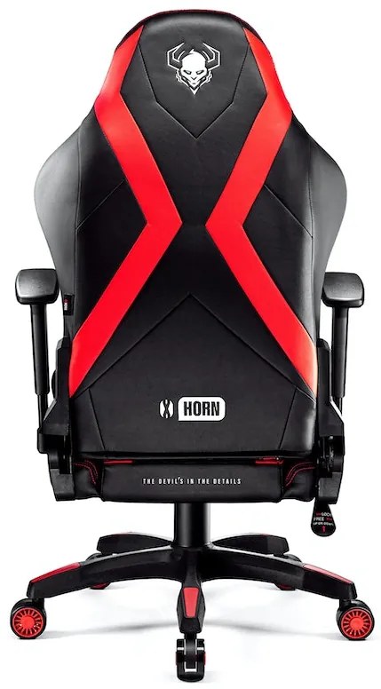 Scaun gaming Diablo X-Horn 2.0 King Size: Negru-roșu Diablochairs