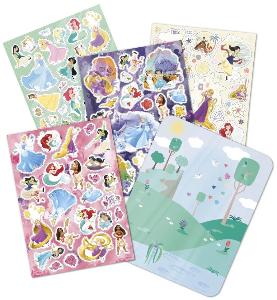 Prințesele Disney Story set de autocolante pentru fereastră