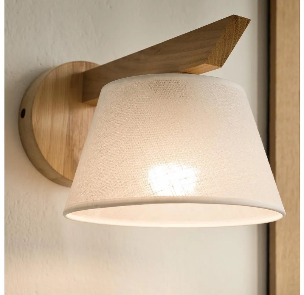 Aplica de perete ANTONIO 1xE14/40W/230V stejar