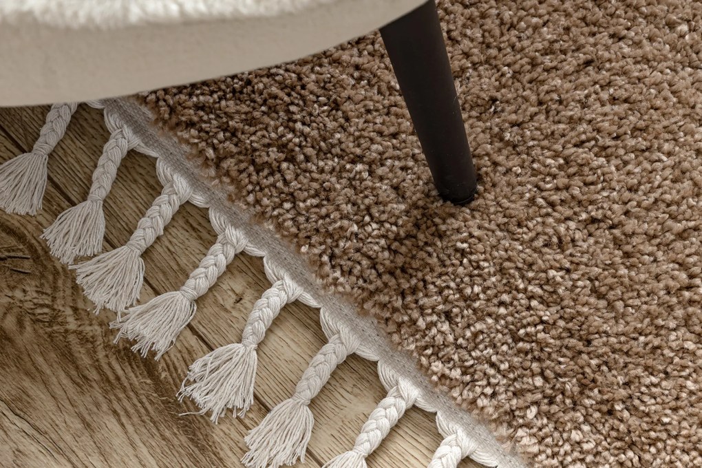 Covor Berber 9000 bej Franjuri shaggy
